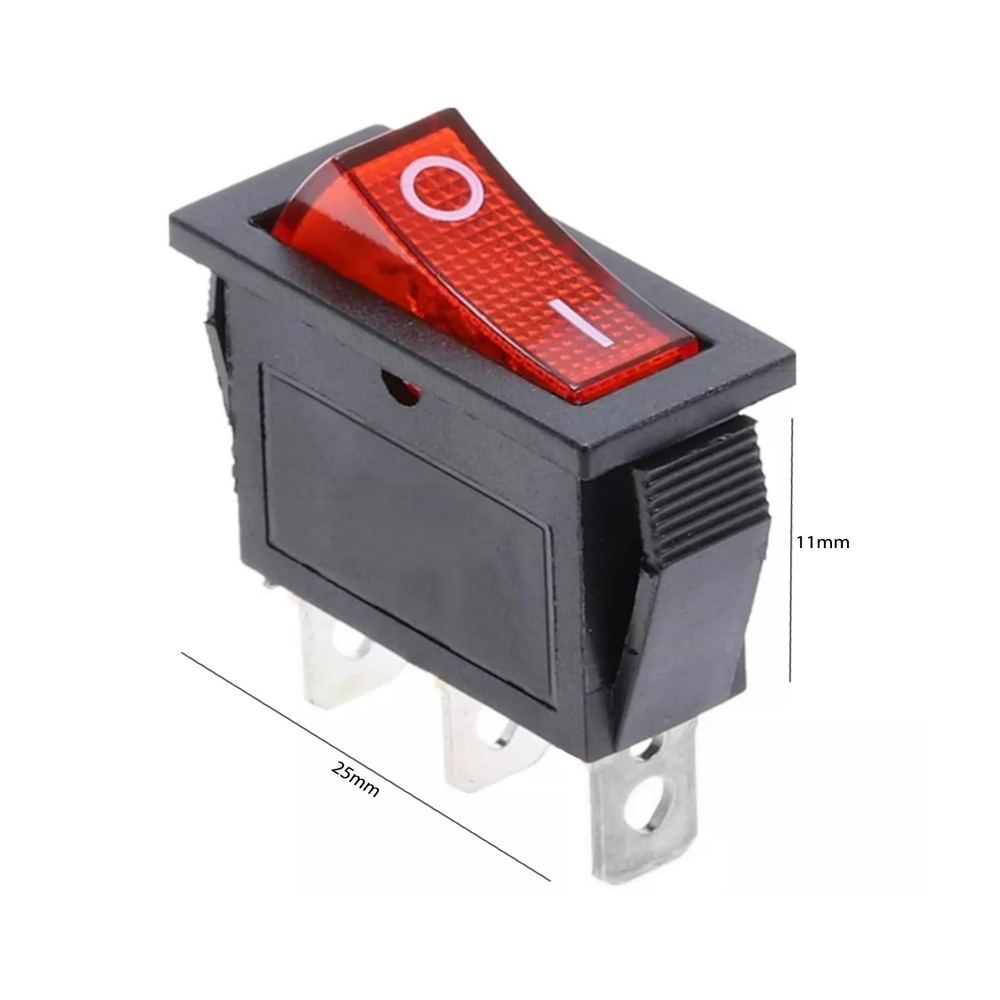 Anahtar Işıklı Dar Tek Konum 2 Bacaklı FS-81 PK-6585  R4