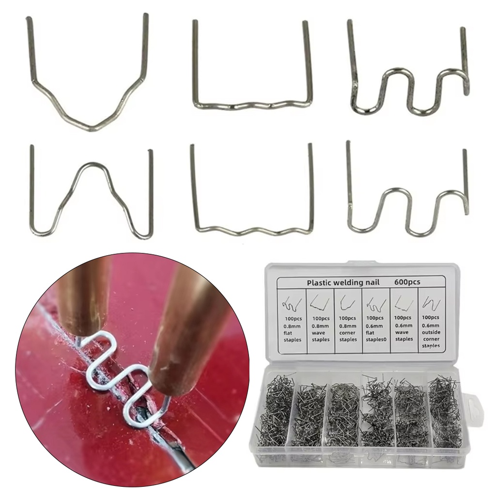 Oto Tampon Kaporta Plastik OnarımTamir Kaynak Çivisi 6 Tip Şekil PM-6629 