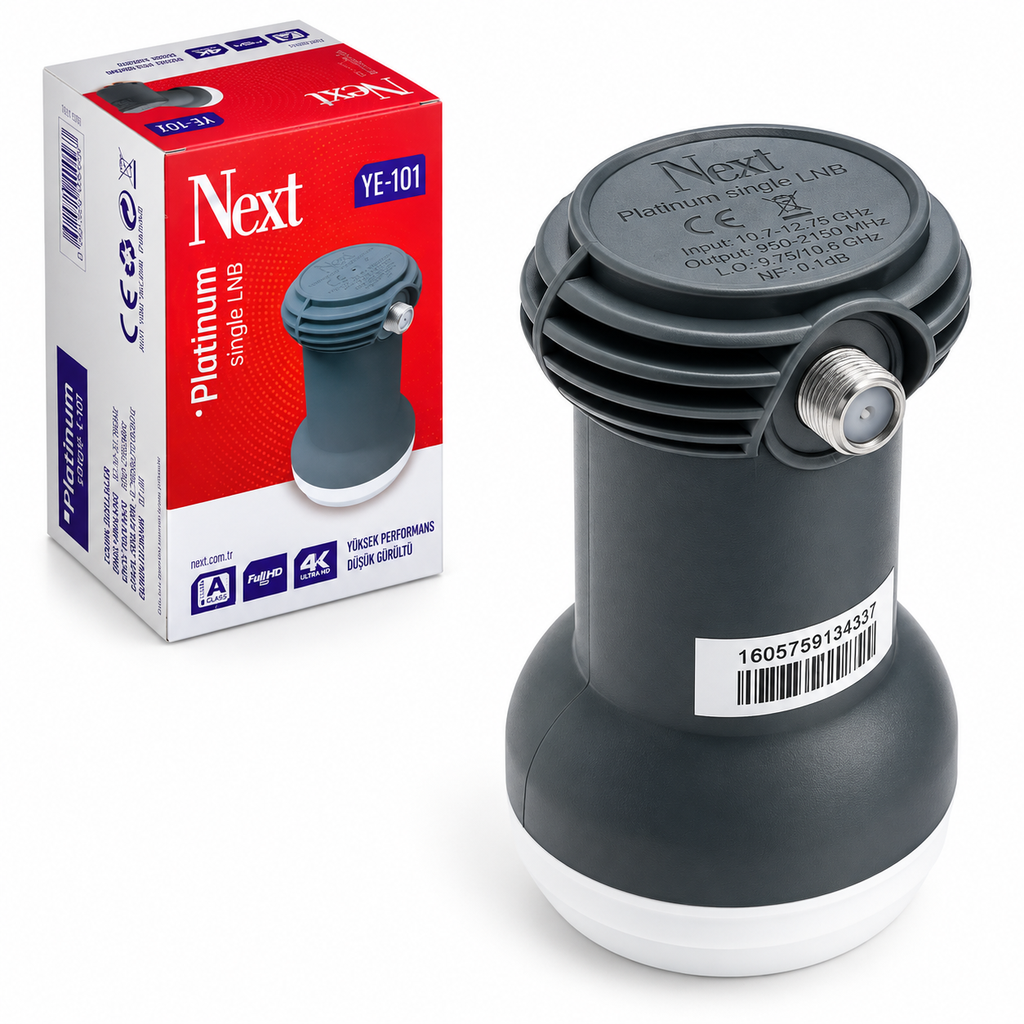 Tekli Lnb Platinium 0.1Db 3D 4K Next YE-101