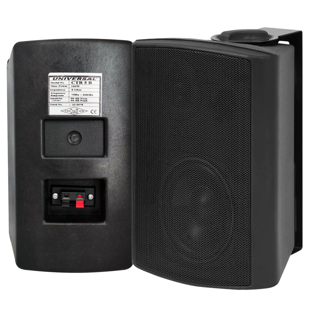Sütun Hoparlör 13cm 100w Siyah 1 Adet Universal CTR-5B