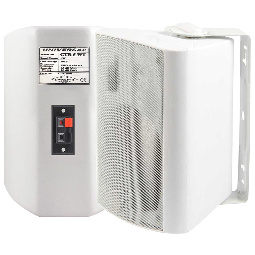 Sütun Hoparlör 13cm 100w Beyaz Trafolu 1 Adet Universal CTR-5WT R8