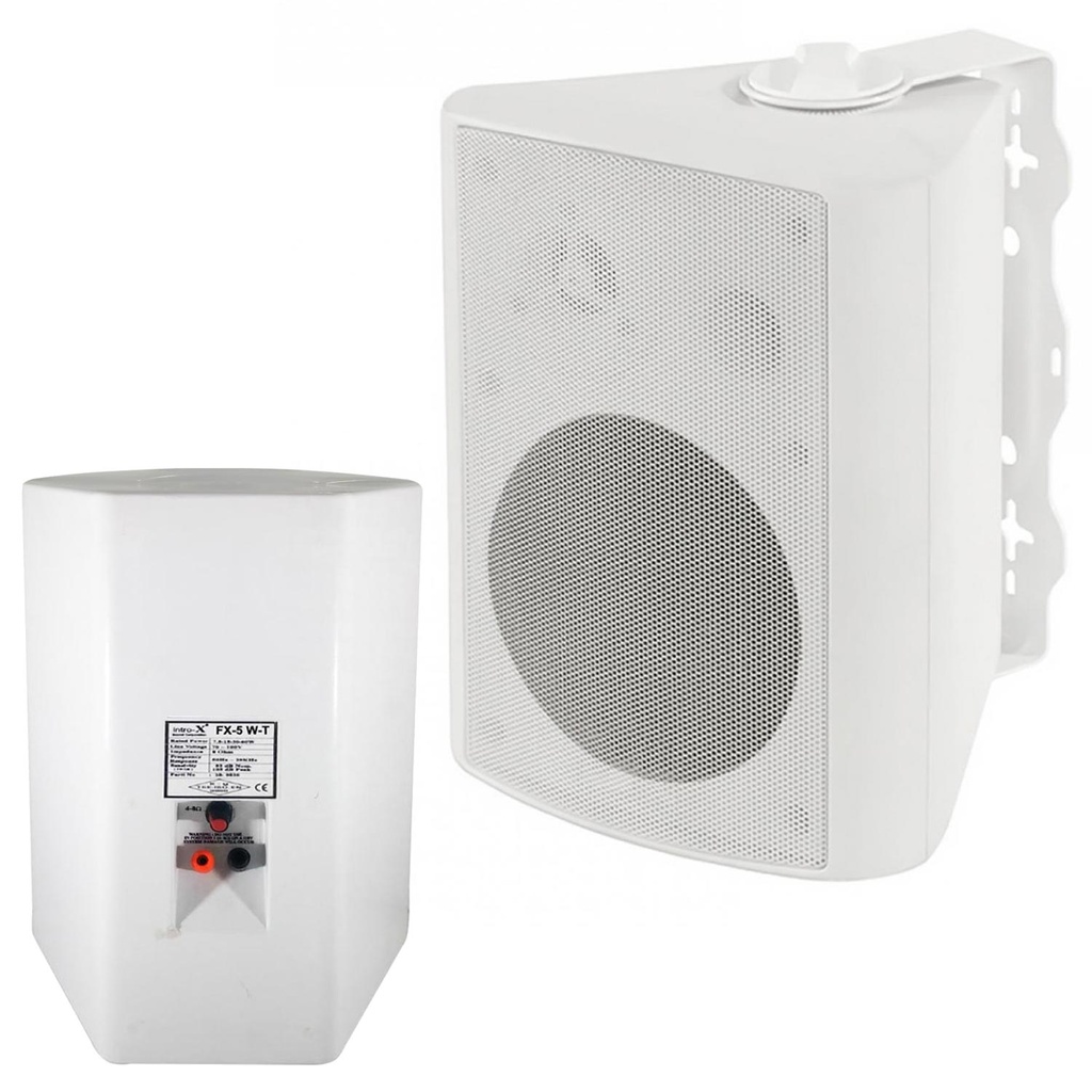 Sütun Hoparlör 13cm 100w Beyaz Trafolu 1 Adet İntro FX-5WT 