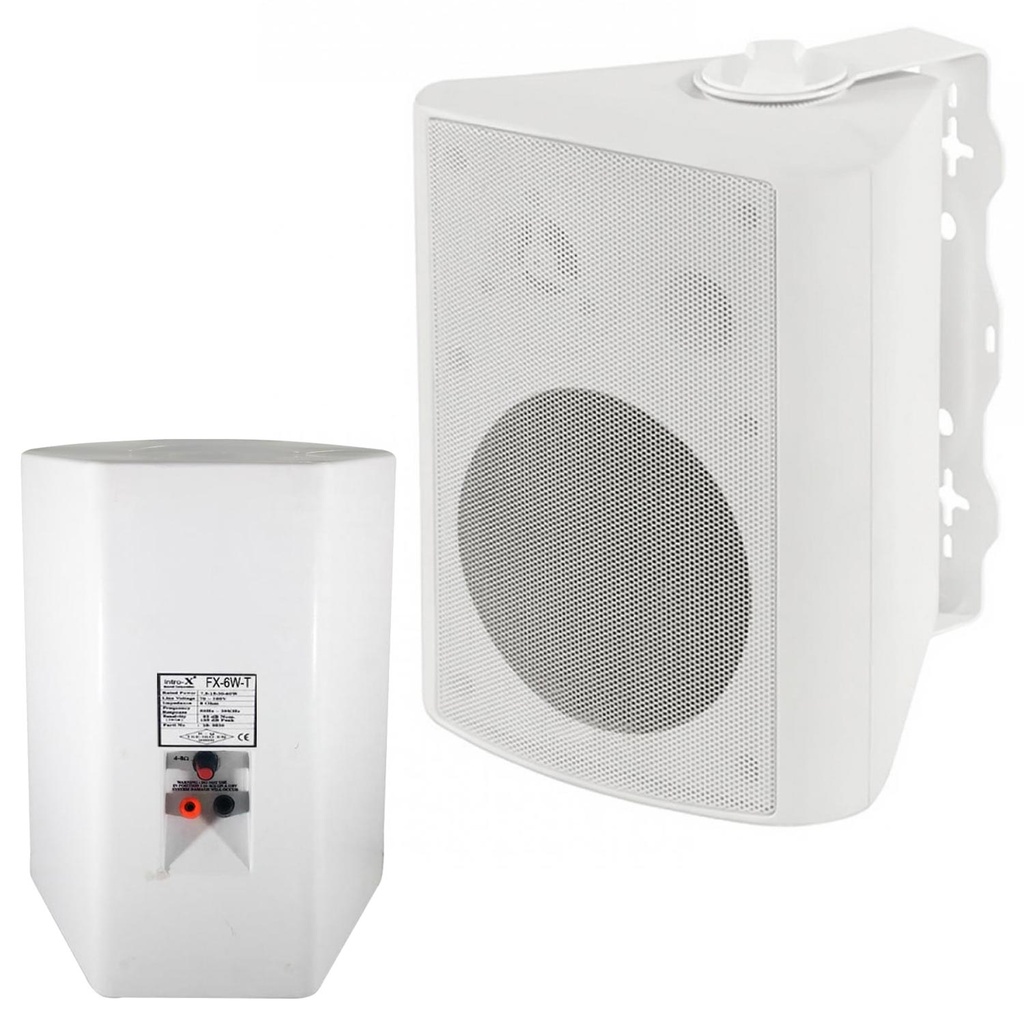 Sütun Hoparlör 16cm 100w Beyaz 1 Adet Universal FX-6WT R8