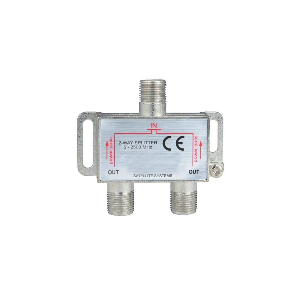 Splitter 1/2 Powerpass 5-2500mhz ETC E-335A R27