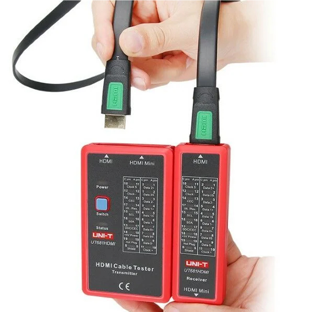 Hdmi Kablo Test Cihazı Hdmi + Mini Hdmi Uni-t UT681 