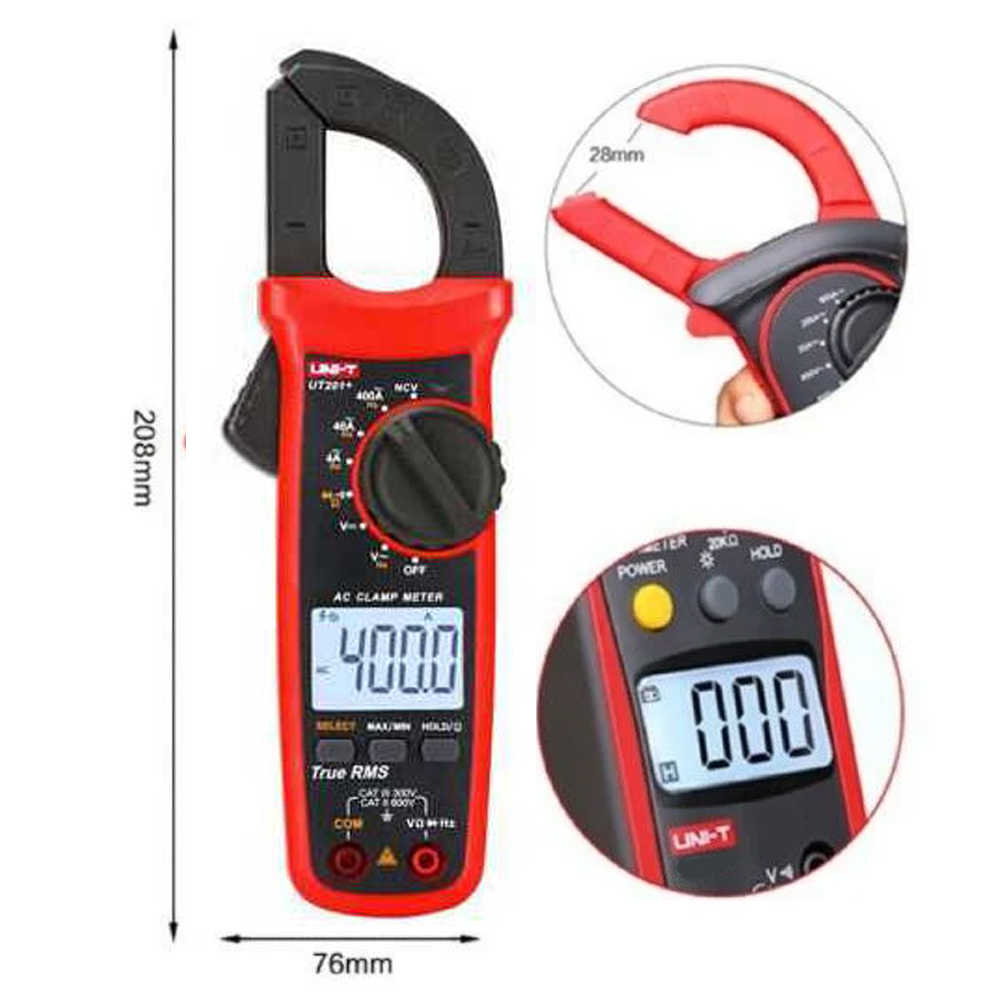 Pensampermetre Dijital 400A UNI-T UT202+