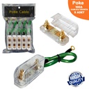 Oto Anfi̇ Sigorta Bakır Kablolu 100a 1.Kalite Vidalı 5 Adet Poke PK-6772