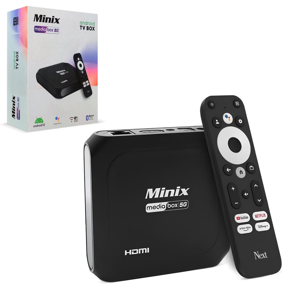 Next Minix 5G 4K Android Tv Box 2/32gb MediaBox 5G  