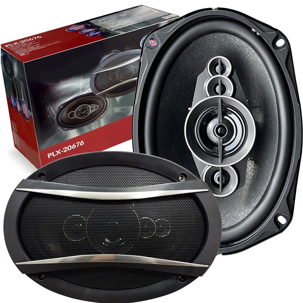 Oval Oto Hoparlör Koaksiyel 1000w Kapaklı 2 Adet PLX-20676