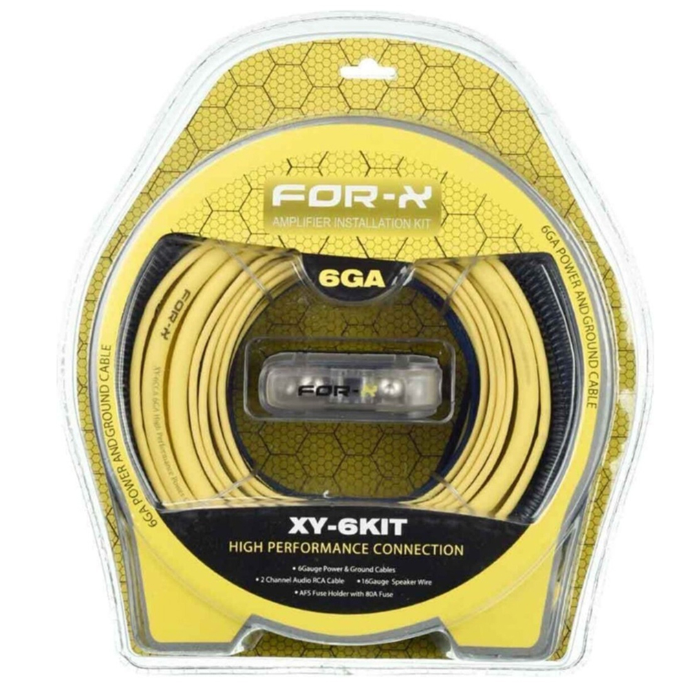 Oto Anfi Kablo Seti 6GA For-x XY-6KIT