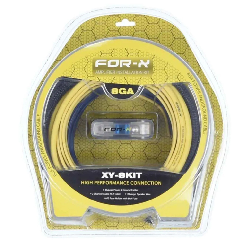 Oto Anfi Kablo Seti 8GA For-x XY-8KIT