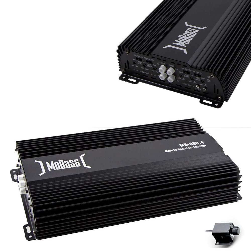 Oto Anfi 4 Kanal RMS 320w Bass Kontrol Mobass MB-800.4