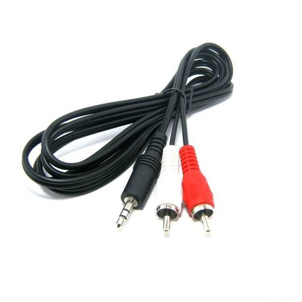 Aux Kablo 2 RCA 1 3.5mm Jack 1.5mt ETC  R20