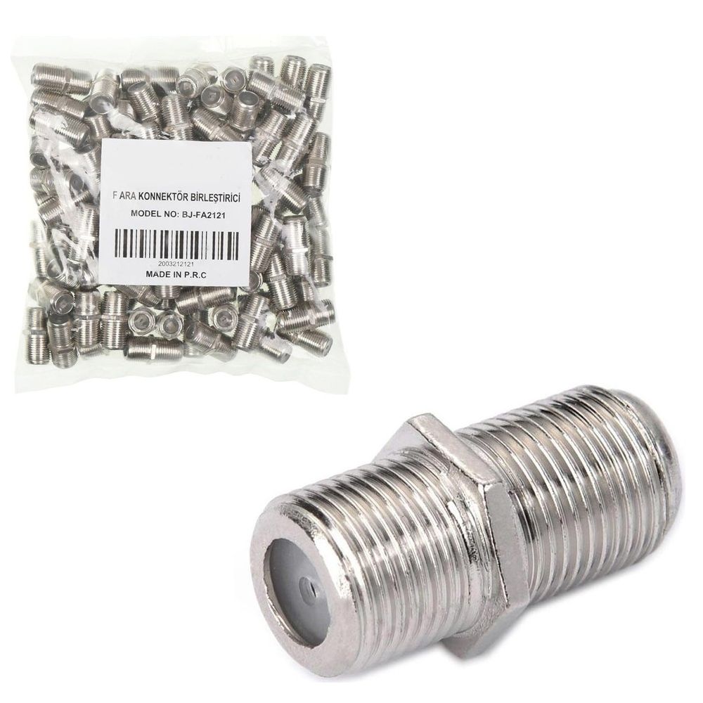 RG6 F Ara Konnektör 100 Adet Gold Steep