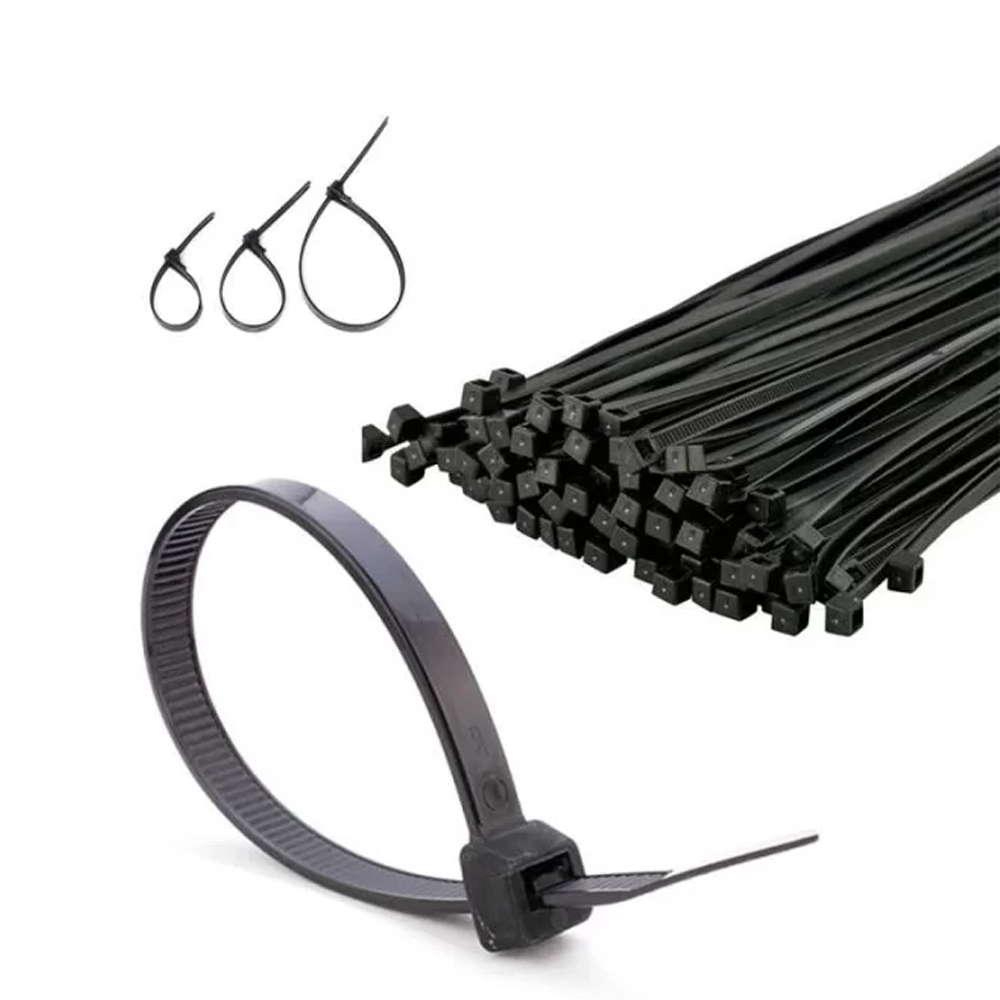 Kablo Bağı Cırt Kelepçe 25cm Naylon Siyah 100 Adet Etc   