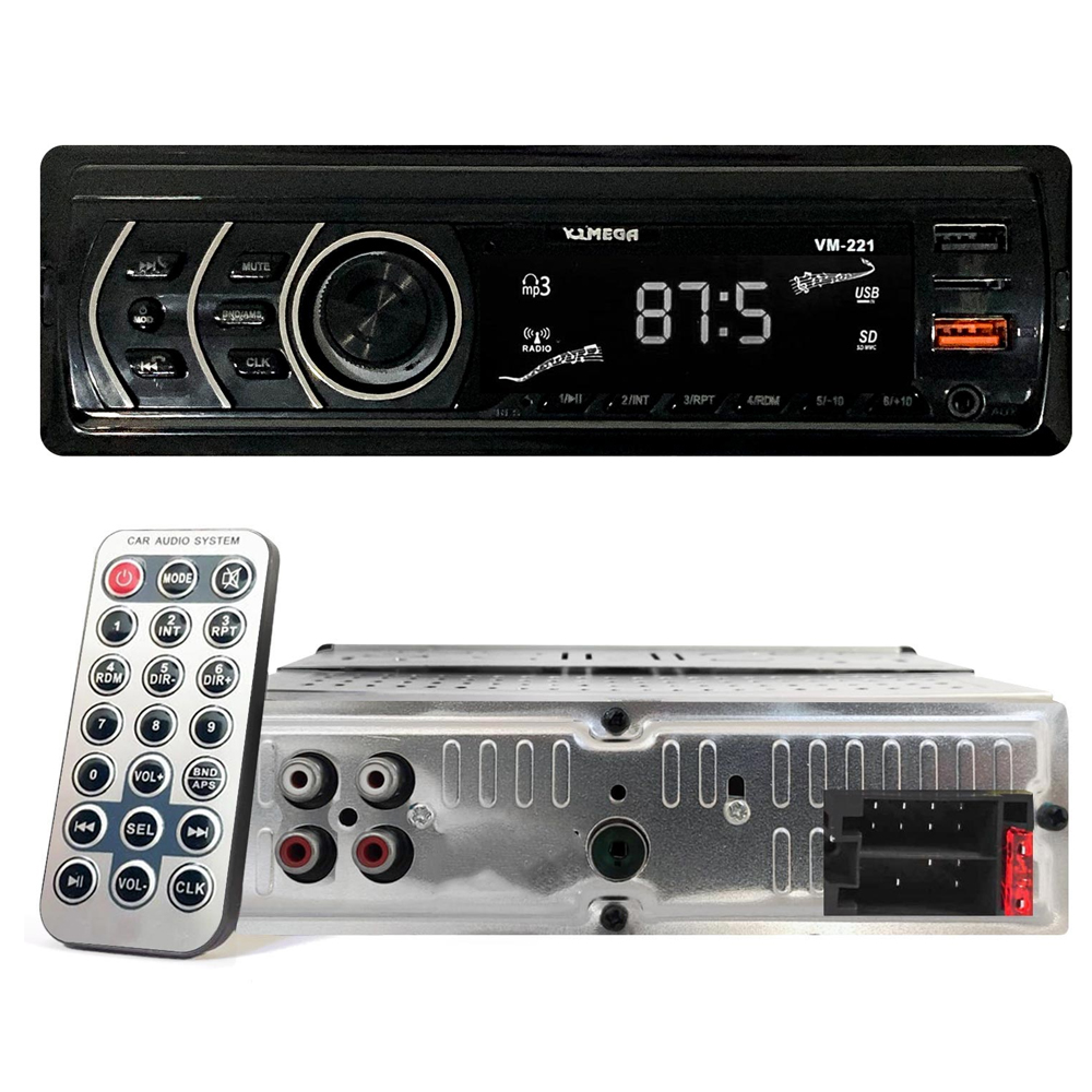 Oto Teyp 4x50w Şarjlı Bt Usb 2usb Mega VM-221  R41