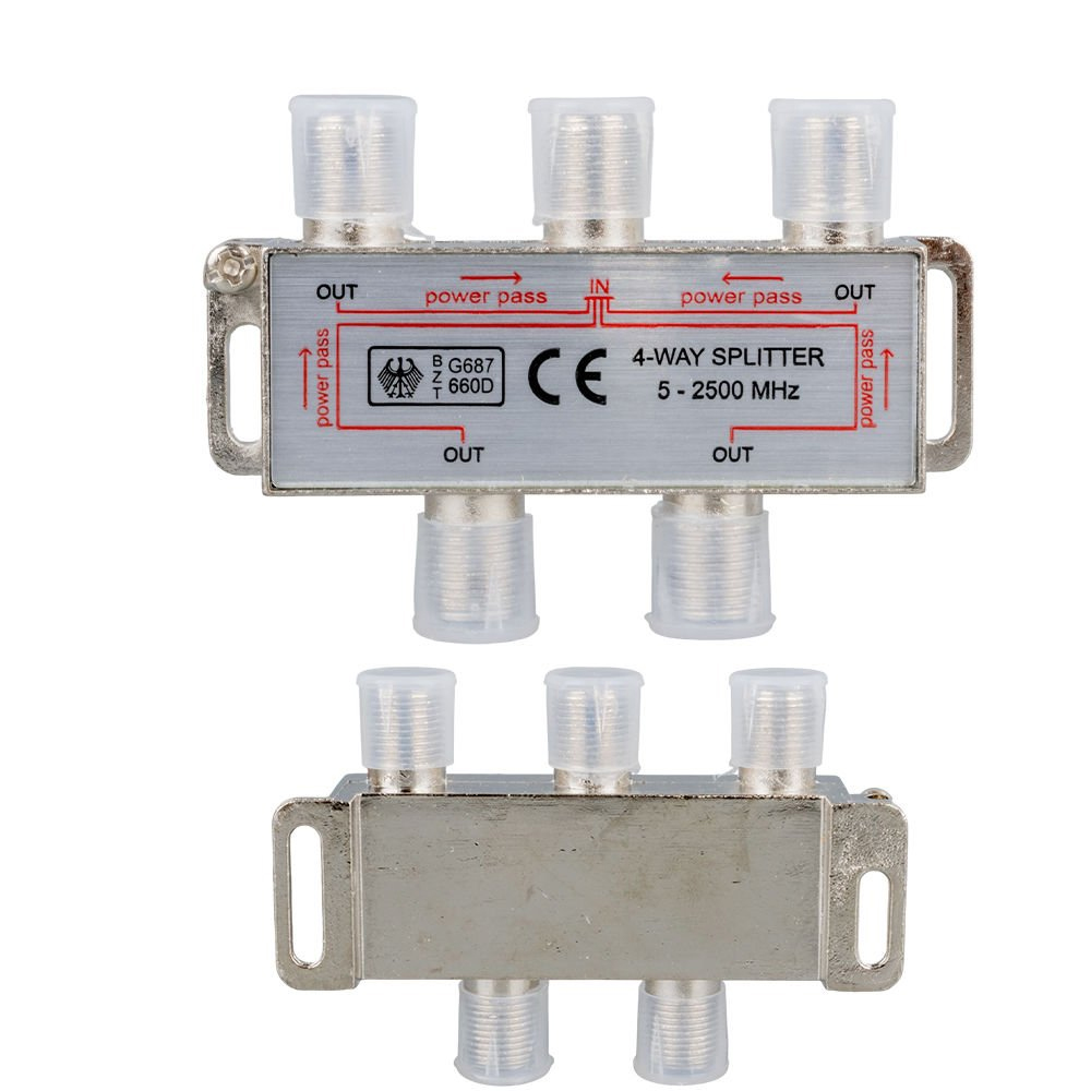 Splitter 1/4 Powerpass 5-2500mhz ETC ETC1-4  
