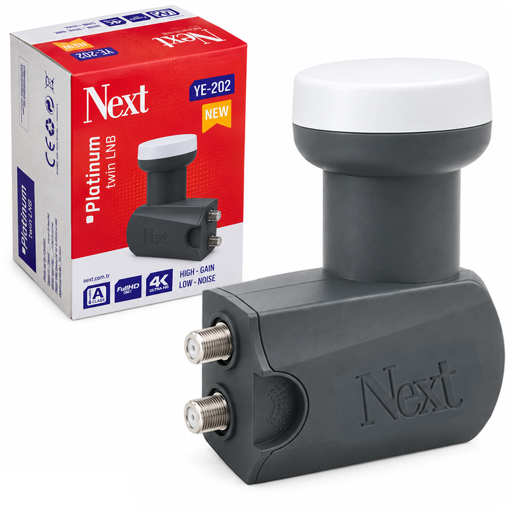 İkili Lnb Twin Platinium 0.1Db 3D 4K Next YE-202  