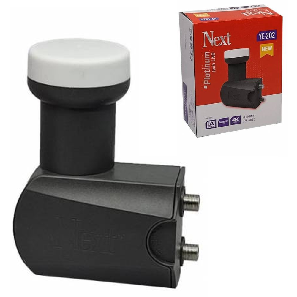 İkili Lnb Twin Platinium 0.1Db 3D 4K Next YE-202  R36