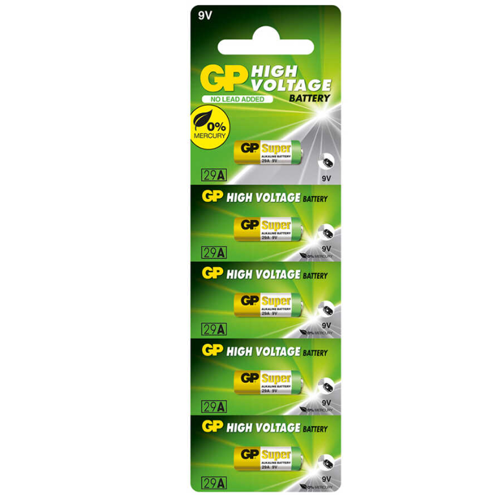 29a Pil 9 Volt Alkalin 5 Adet GP-29A
