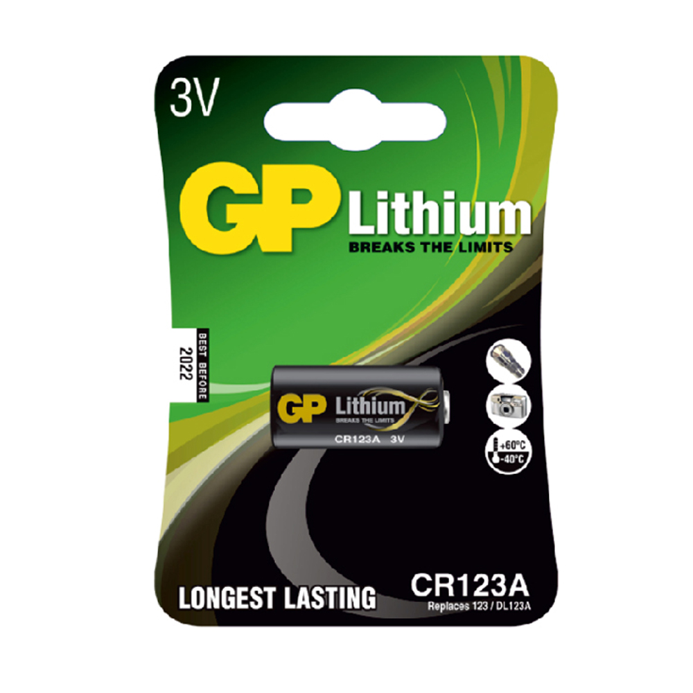 CR123A Pil 3v Alkalin GP CR-123A