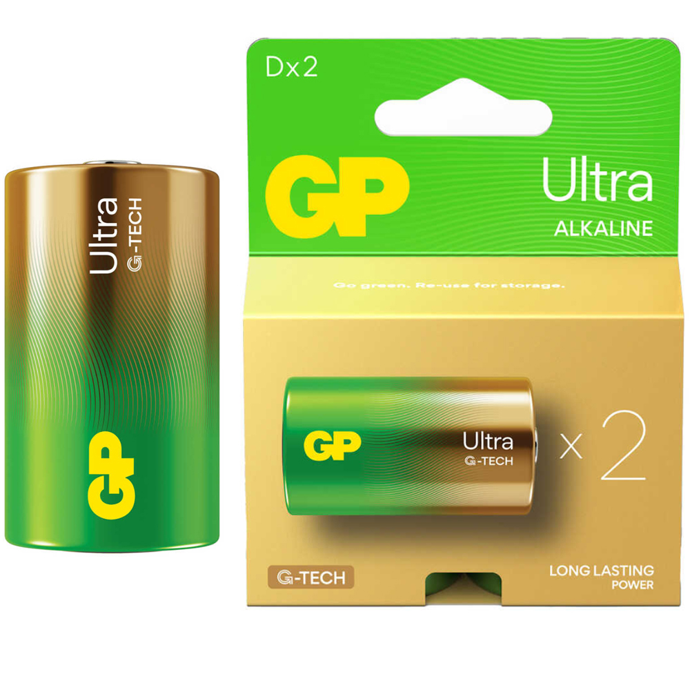 Alkalin Büyük Pil D Boy  2 Adet Reycko Gp DX2 R30