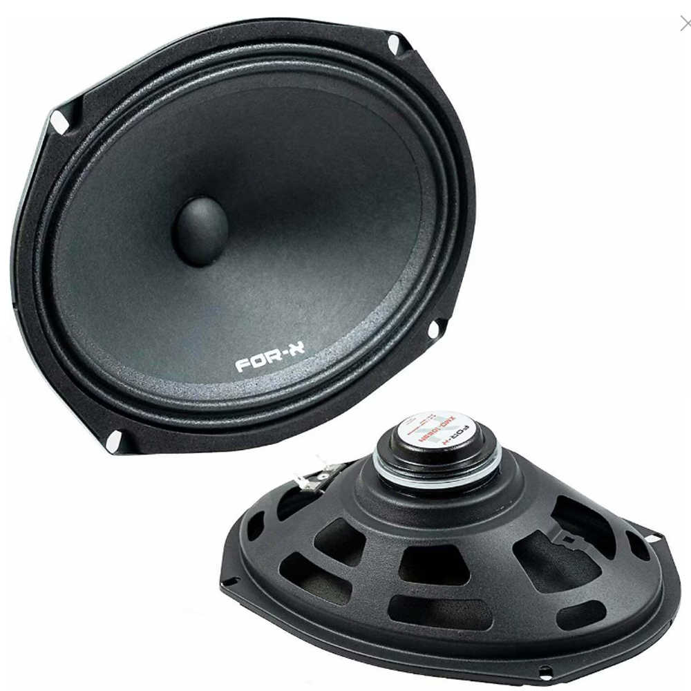 Oto Midrange Oval 180w RMS 80w 2 Adet For-x XMD-1069N R2