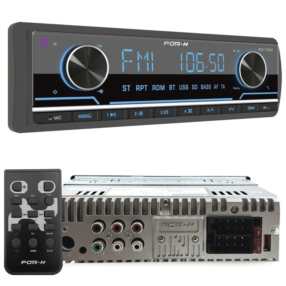 Oto Teyp 4x60w Usb Bt Şarjlı APP Mikrofonlu For-x XQ-7350 