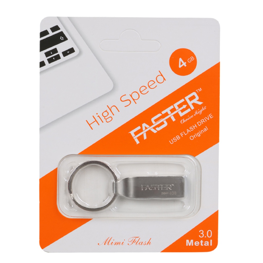 Usb Flash Bellek 4GB Metal 3.0 Faster 4-GB