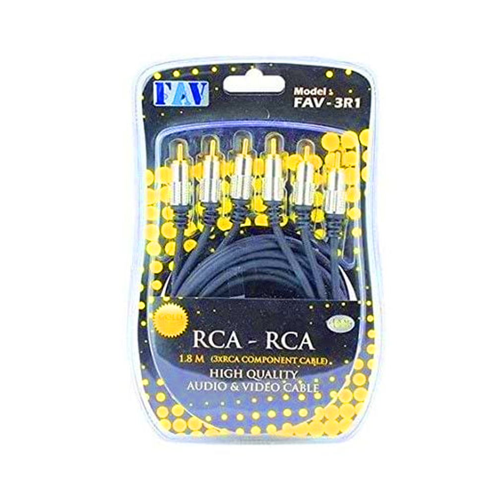 Oto Anfi Kablo 3rca 3rca 1.8mt Fav 3-R1  R11
