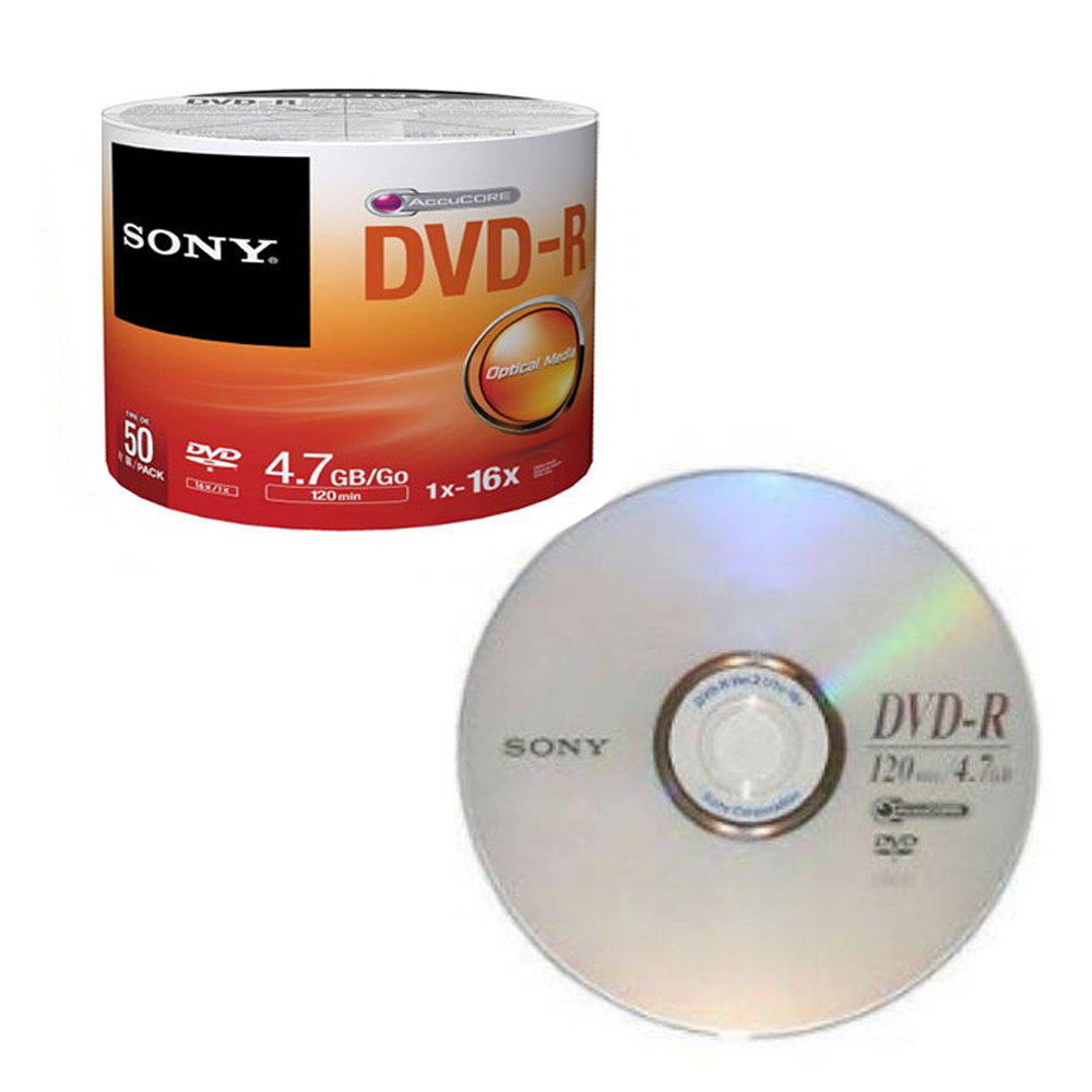 Boş Dvd Dvd+R 4.7Gb 16X 50 Adet Sony 50DMR47SB  R31