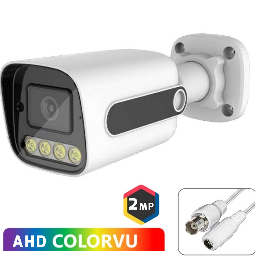 Gece Renkli 2mp Ahd Bullet Kamera Colorvu 3.6mm Poke Pk-4045 R7