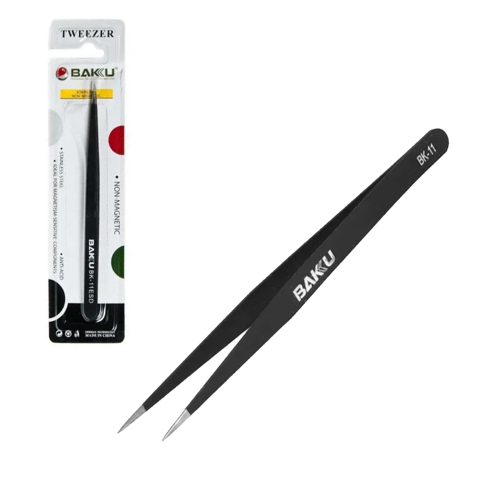 Düz Cımbız Paslanmaz Çelik Baku BK-11