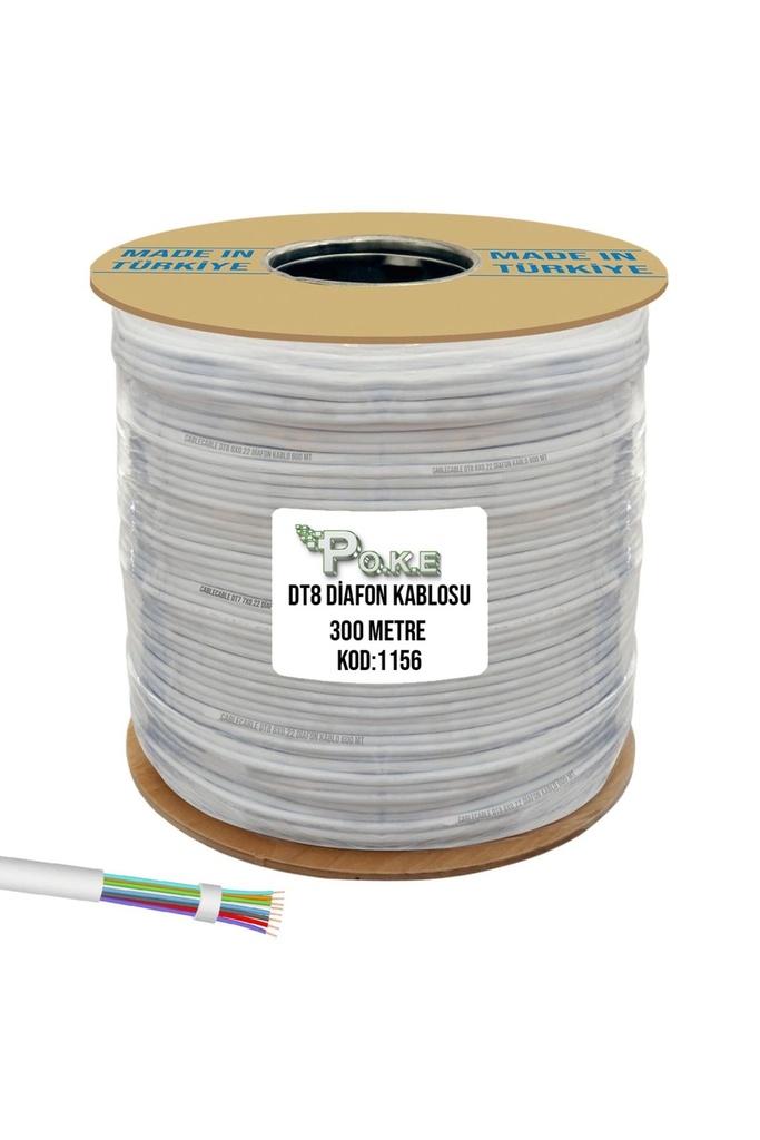 DT8 Diafon Kablosu 300mt Poke Pk-1156