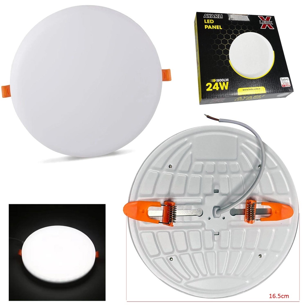 Led Panel Ayarlı 220v 24w 2800Lm Beyaz LEDX R11