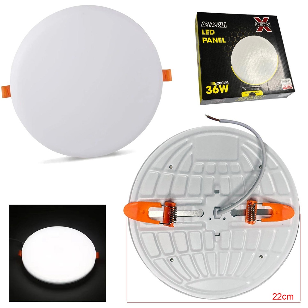 Led Panel Ayarlı 220v 36w 4200Lm Beyaz Ledx