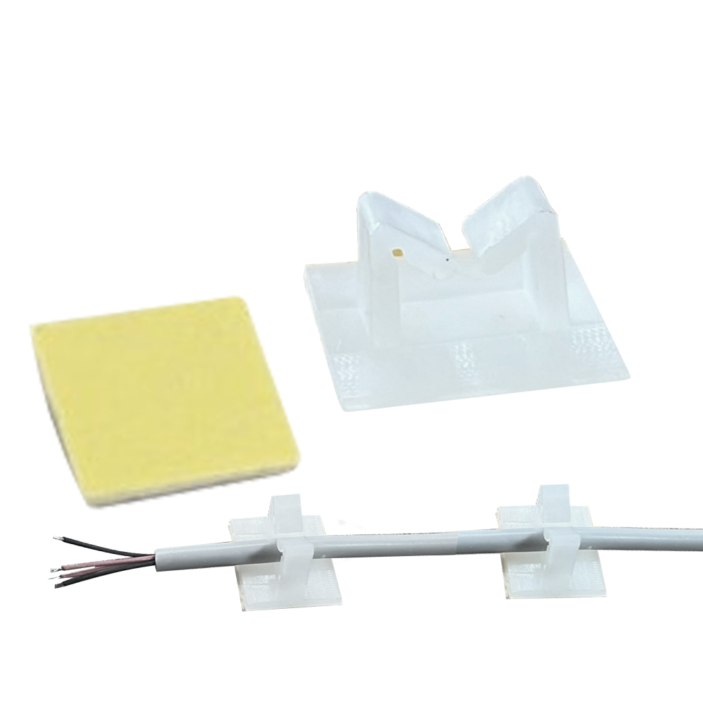 Kablo Tutucu Kroşe Bantlı 2X2cm 100 Adet Poke PK-4295  R12