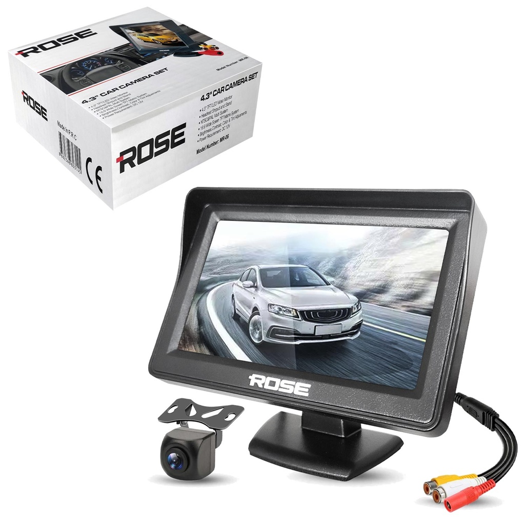 4.3'' Geri Görüş Monitör + Kamera Rose MR-06
