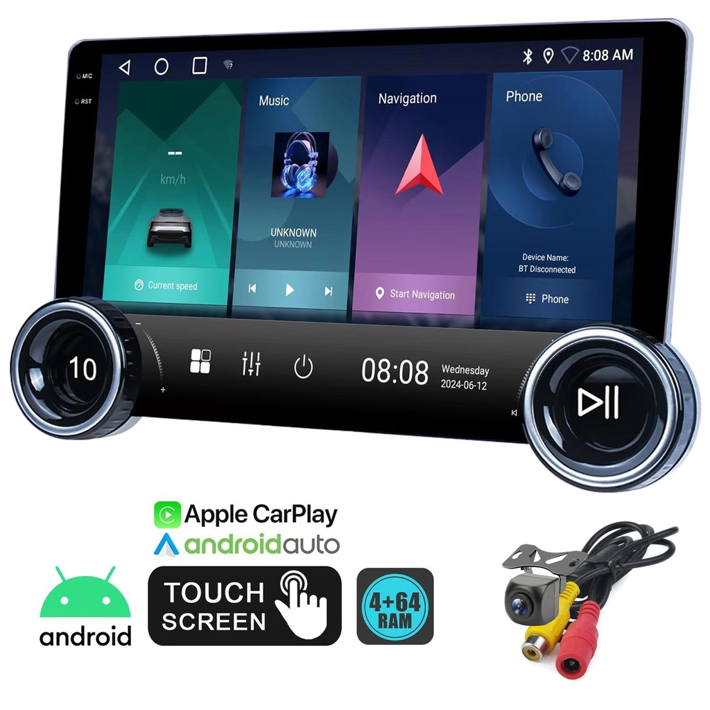 10.1'' Android Oto Tablet 2-32 Kameralı Rose DC-8710BT-232  