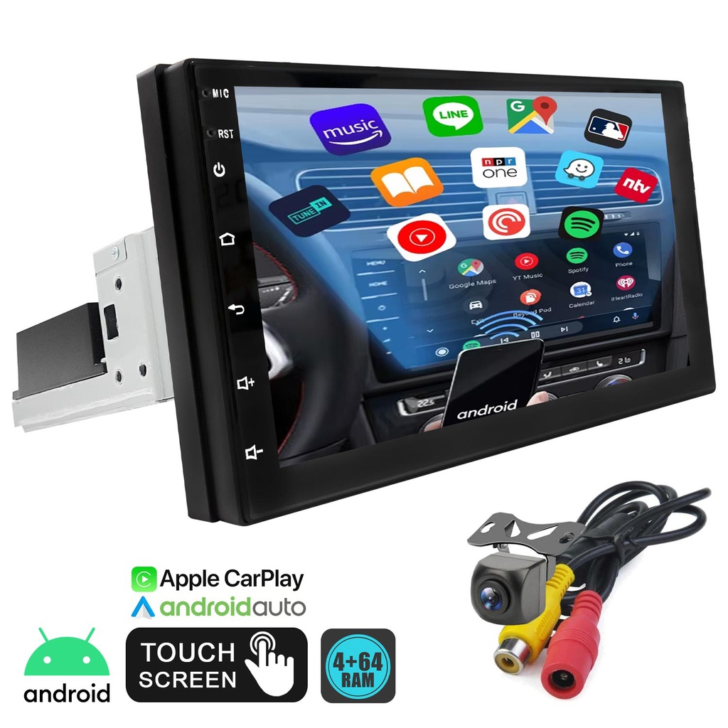 7" Android Teyp 4-64 Kameralı Şahin Rose DC-8450BT-464  