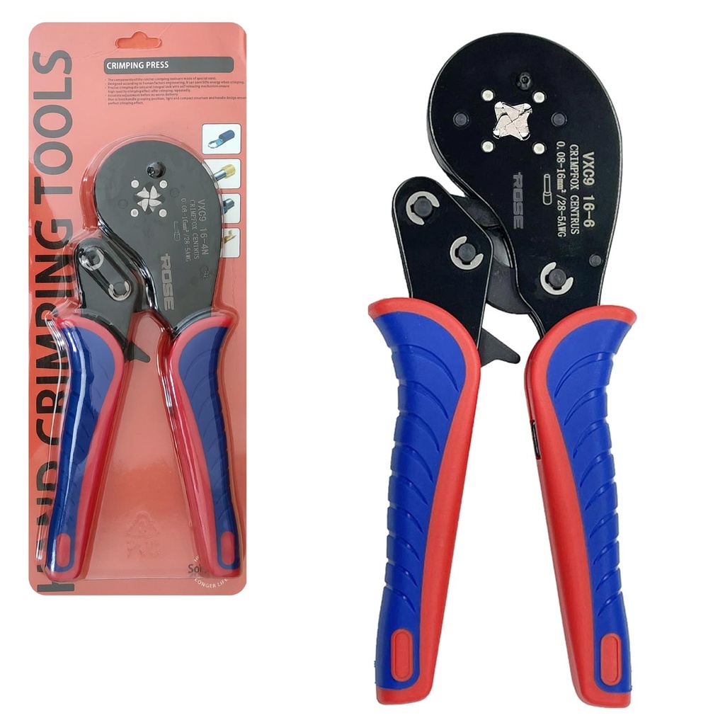 Pabuç Sıkma Pensesi 0.08-16mm 5-28 Awg Rose RC-896