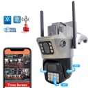 Wifi PTZ Akıllı 2 Kamera 6mp Gece Renkli Sesli Alarmlı Dış Mekan Rose AHD-30180