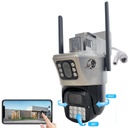 Wifi PTZ Akıllı 2 Kamera Gece Renkli  Sesli Dış Mekan 1080p Rose AHD-30180