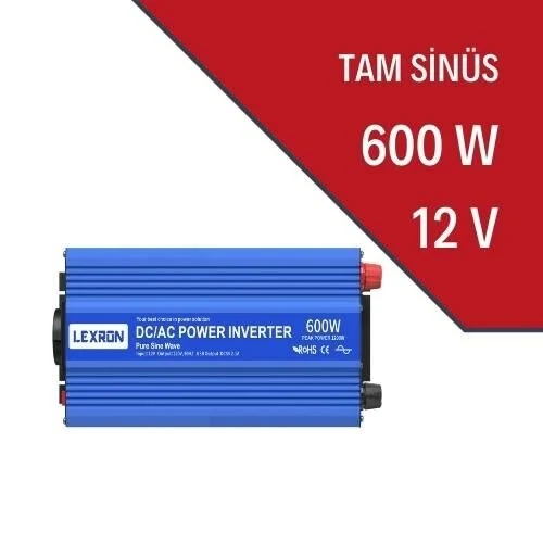 İnverter 600w 12v Tam Sinüs Lexron