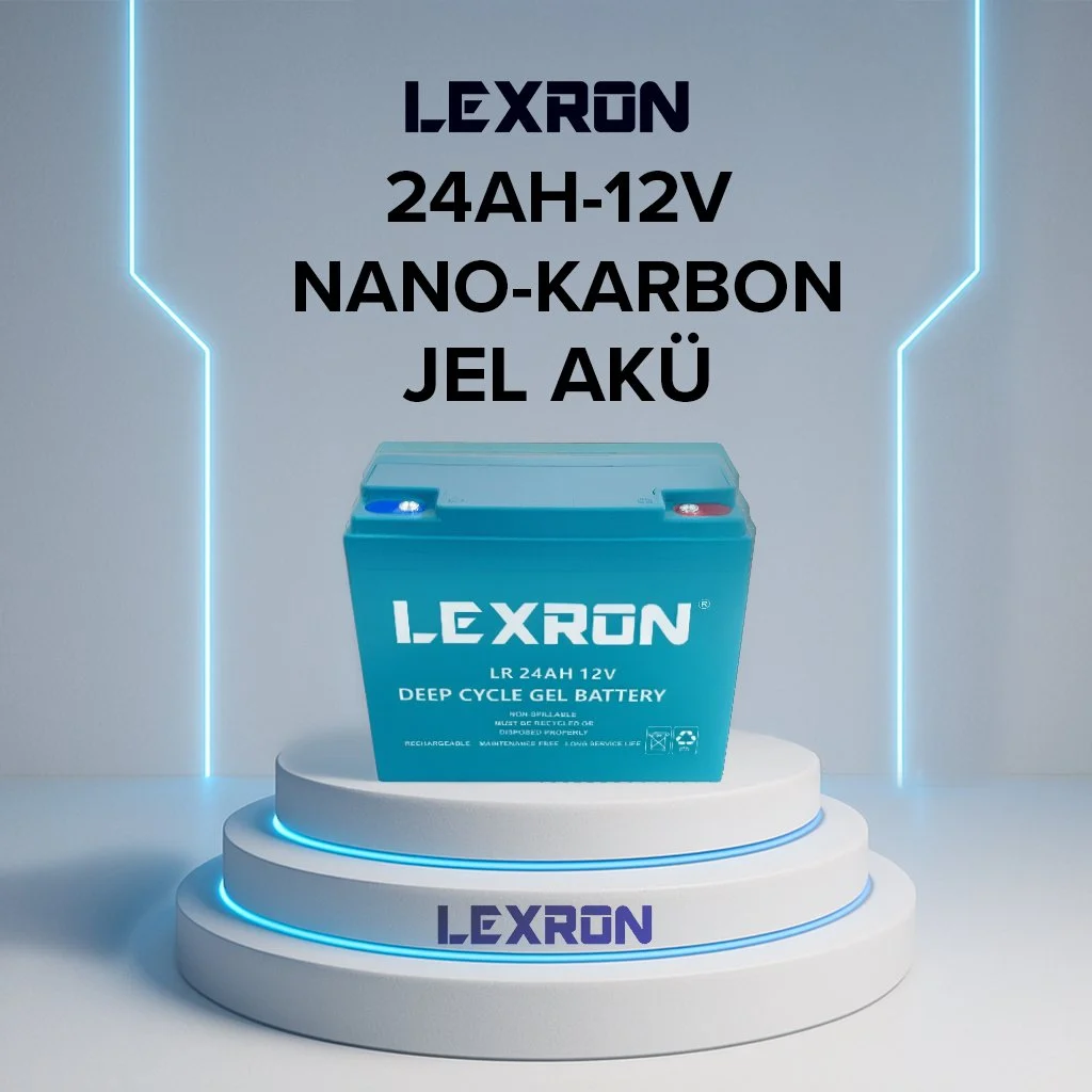 Jel Akü 12v 24a 181x77x170mm Lexron (Kargo Alıcı Öder)