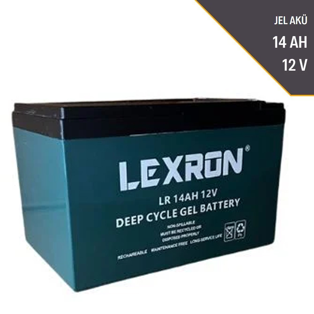 Jel Akü 12v 14a 151x99x105mm Lexron (Kargo Alıcı Öder)
