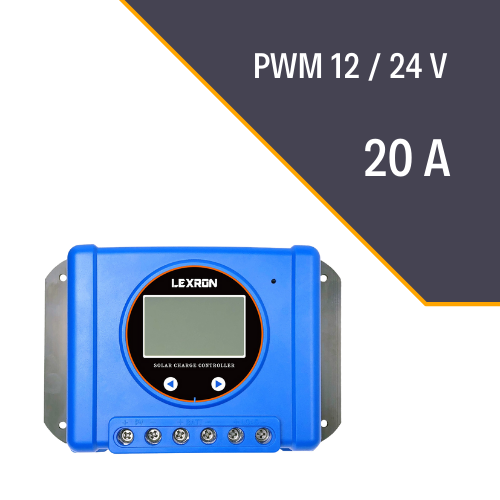Solar Şarj Kontrol Cihazı 20a pwm Lexron R6
