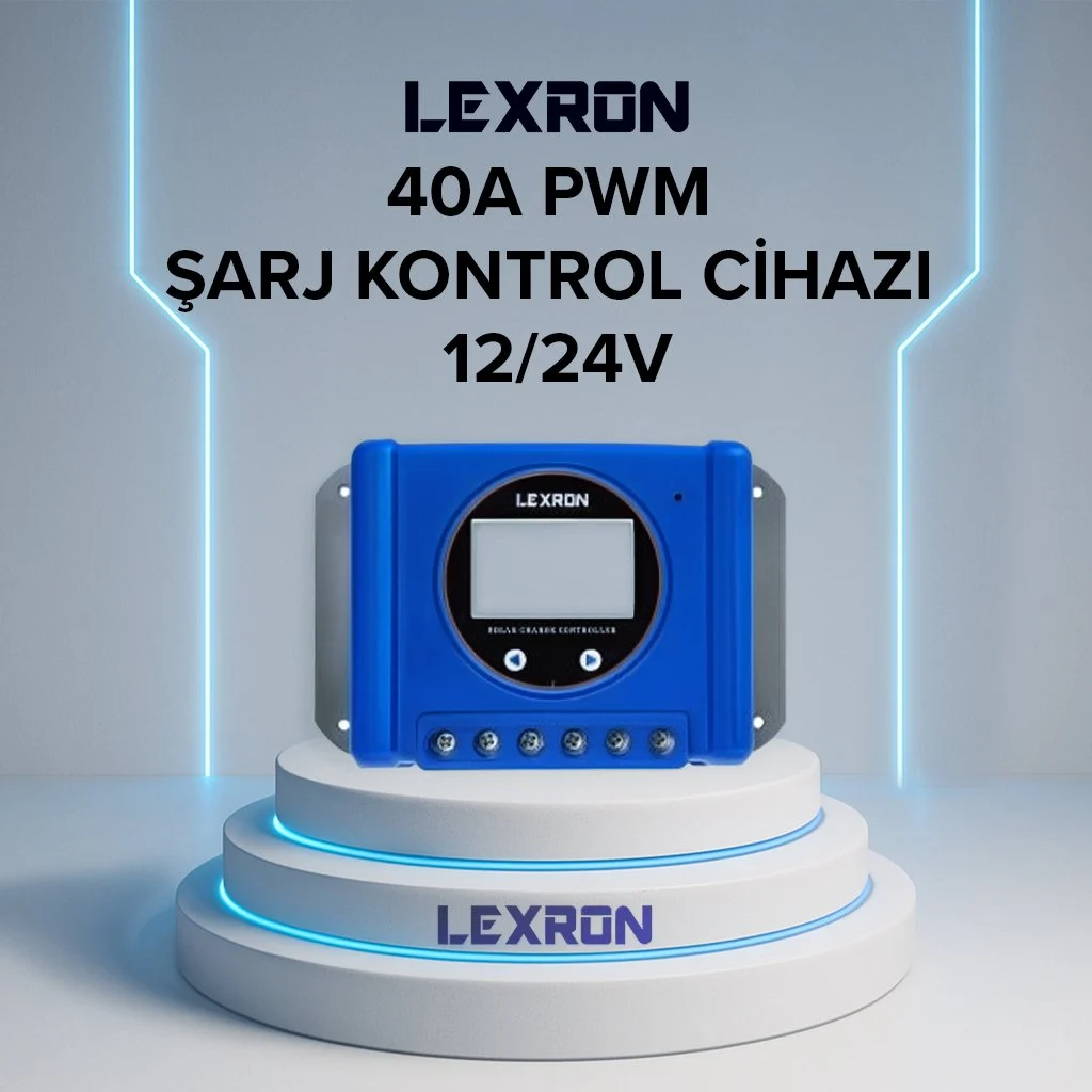Solar Şarj Kontrol Cihazı 40a pwm Lexron (Kargo Alıcı Öder)