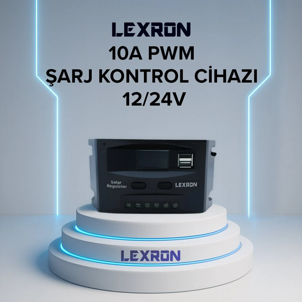 Solar Şarj Kontrol Cihazı 10a pwm Lexron