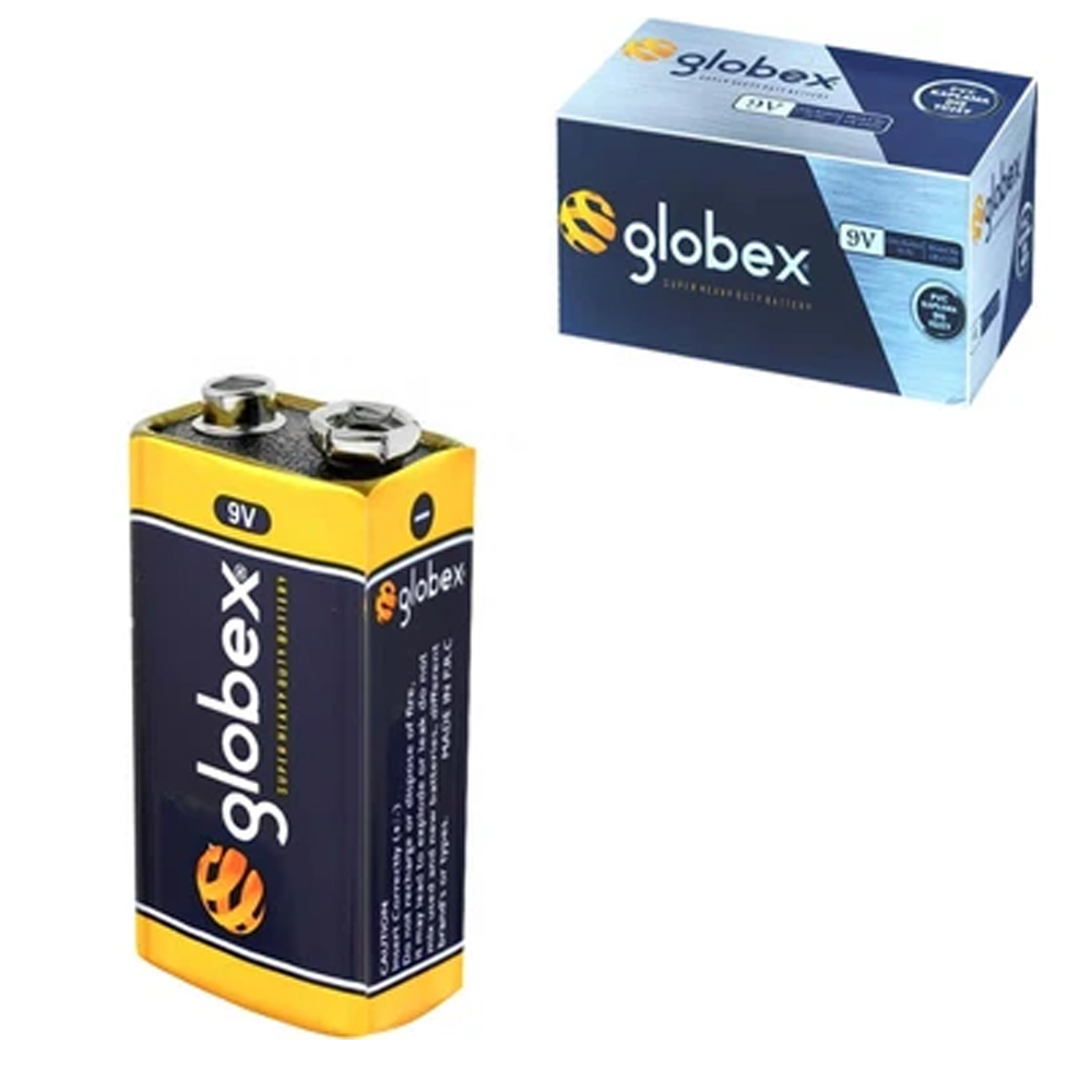 9 Volt Pil Carbon 10 Adet Globex GX-0109